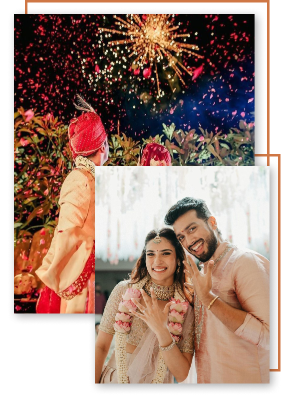 Wedding couple illustration